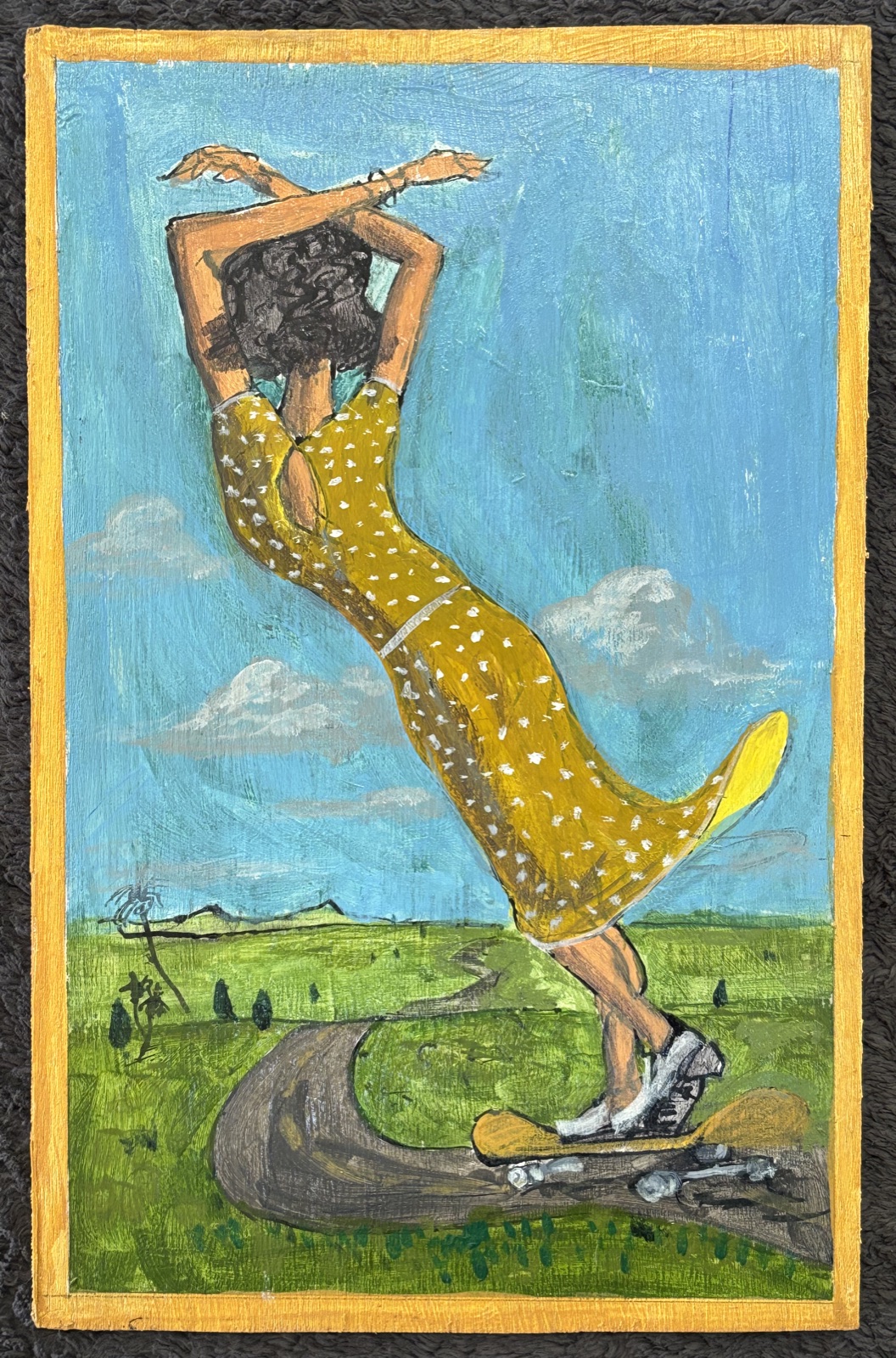 The Life — acrylic on wood